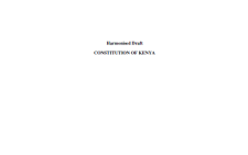 Revised harmonized draft constitution